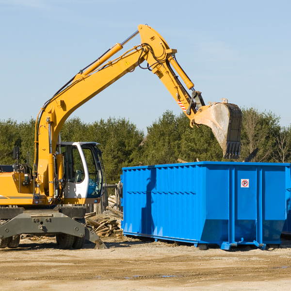 what size residential dumpster rentals are available in Sumner